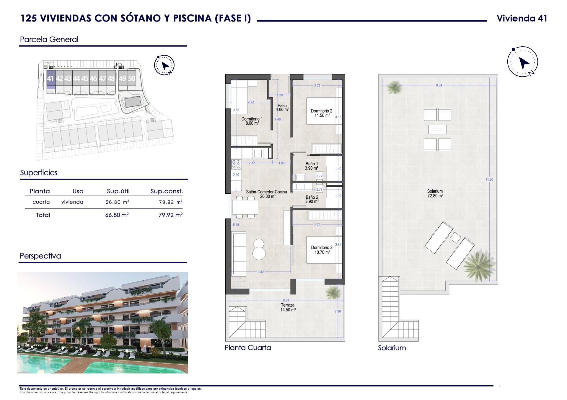3 Bed, 2 Bath, ApartmentFor Sale, Santiago De La Ribera, Murcia