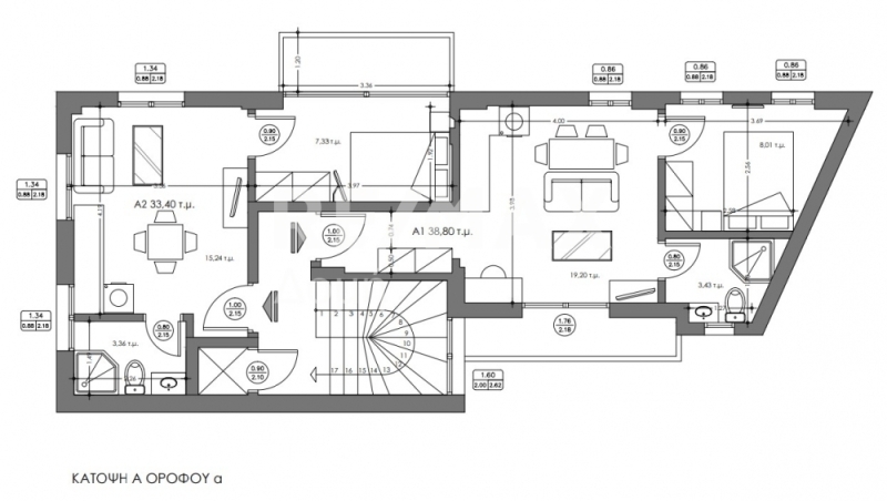 2 Bed, 1 Bath, HouseFor Sale, Metamorfosi, Volos, Magnesia
