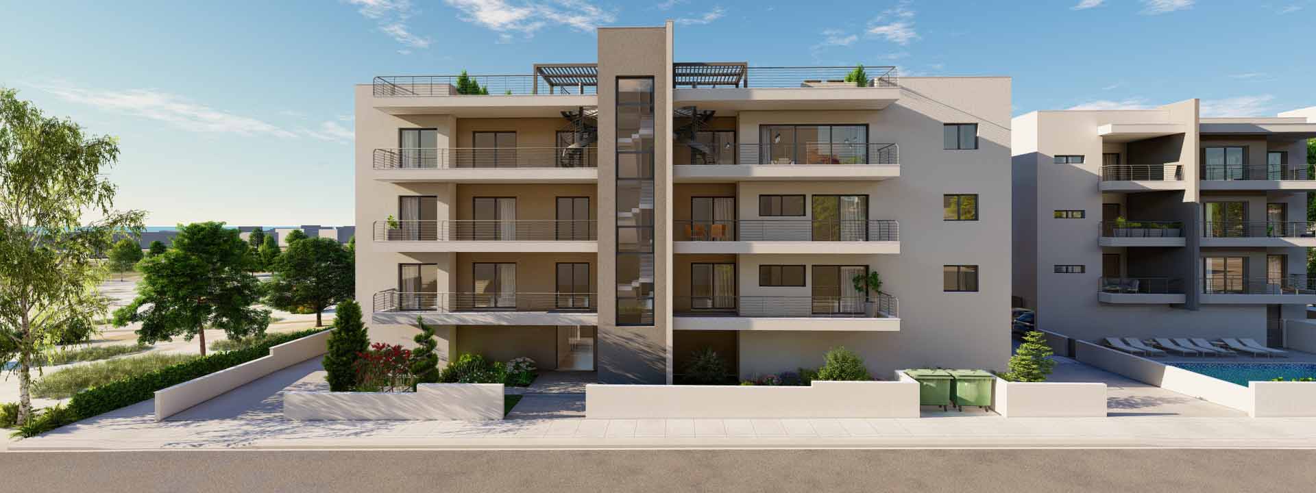 2 Bed, ApartmentFor Sale, Block A - A204, Paphos