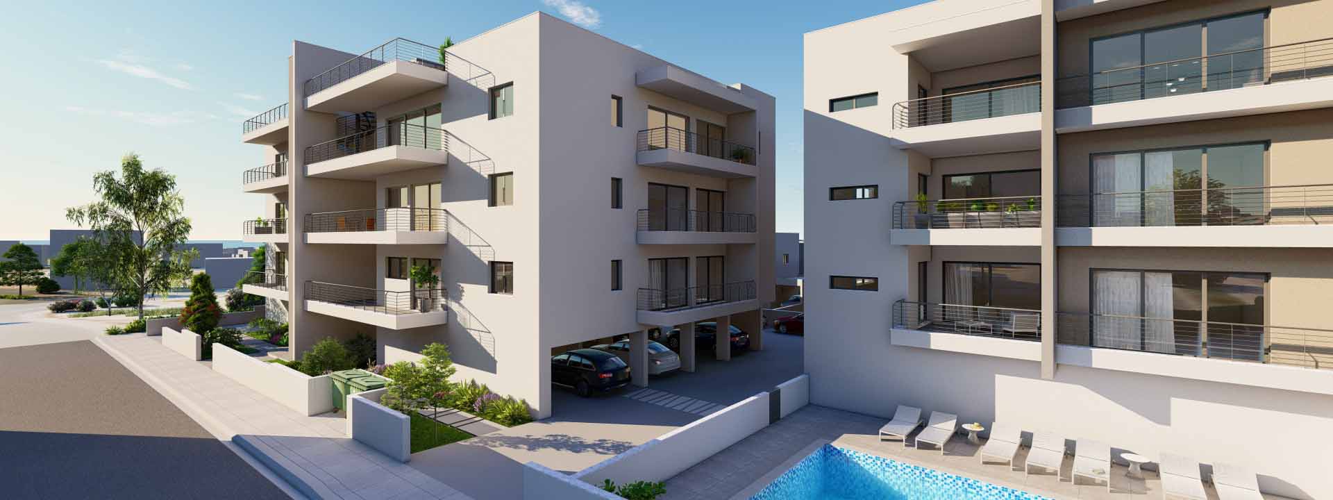 2 Bed, ApartmentFor Sale, Block A - A204, Paphos