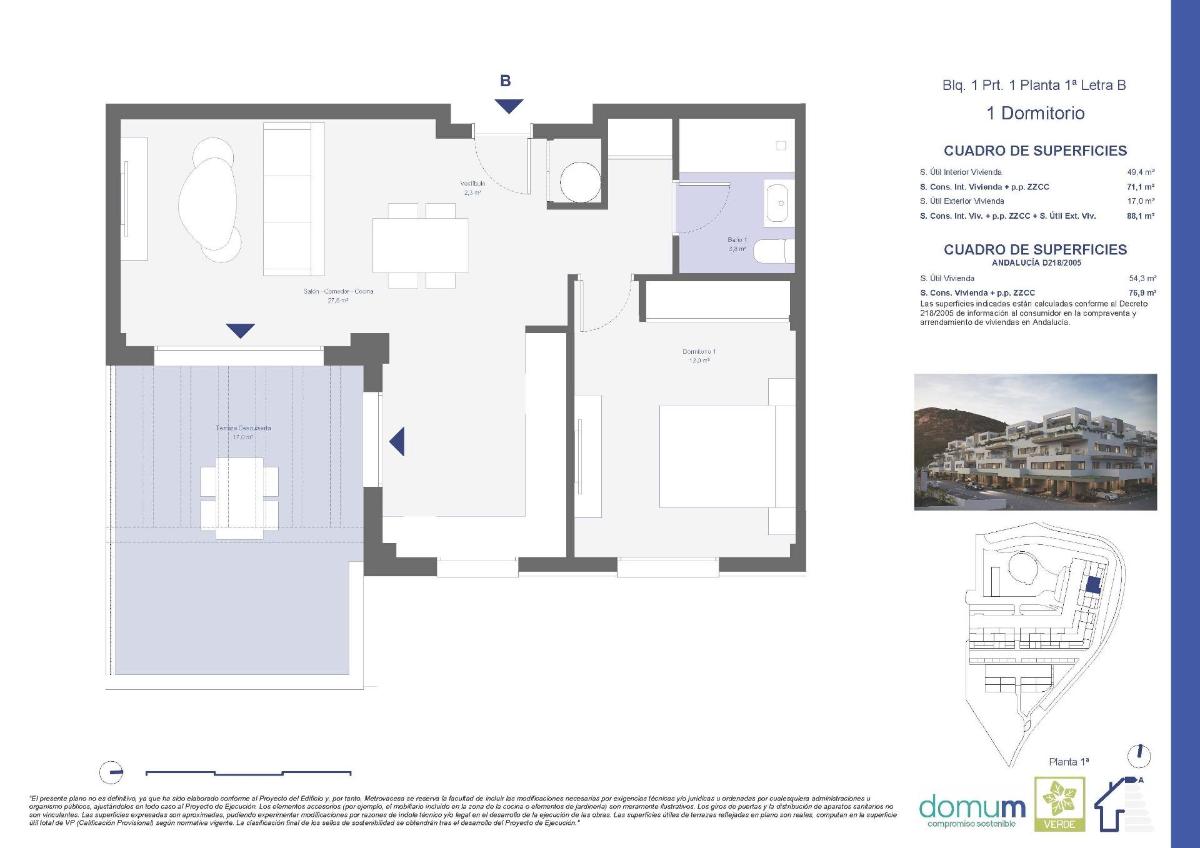 1 Bed, 1 Bath, ApartmentFor Sale, Pulpi, Costa Almeria