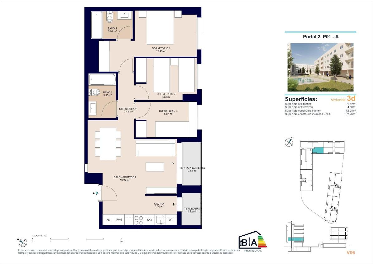 3 Bed, 2 Bath, ApartmentFor Sale, Alicante, Costa Blanca