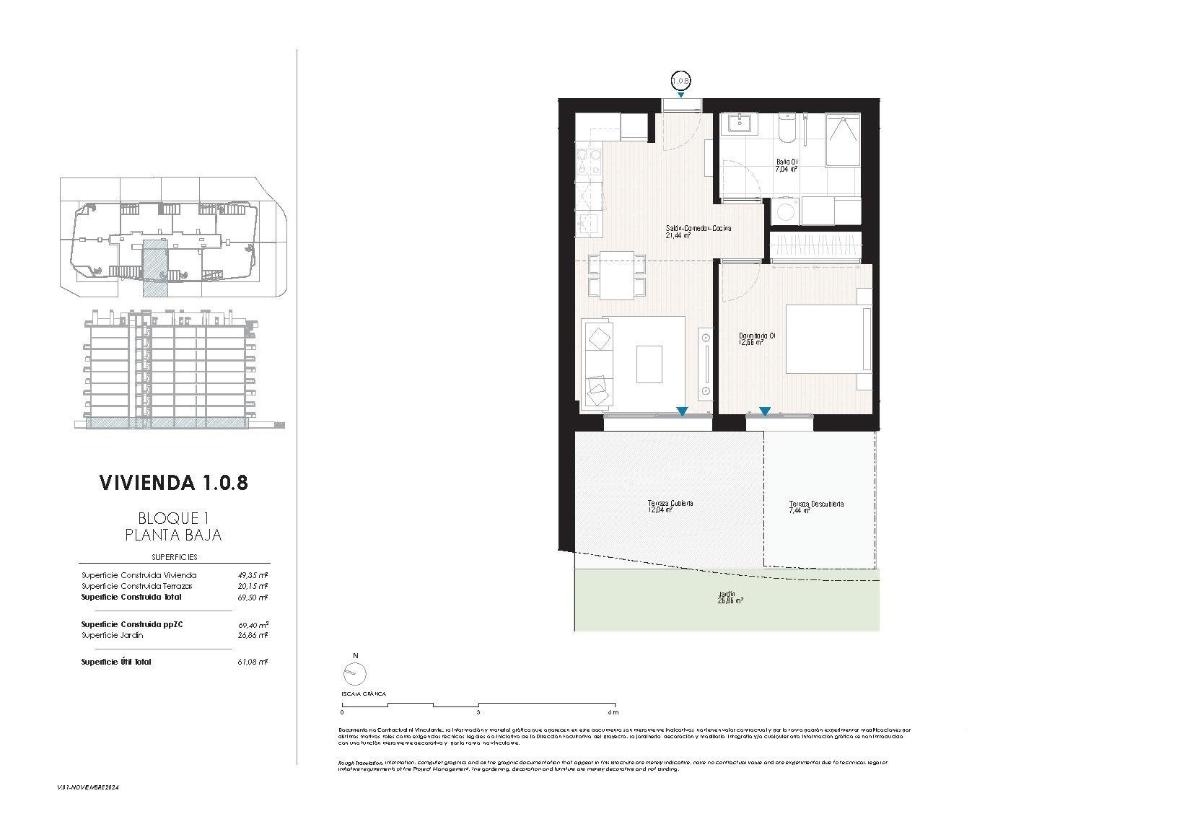 1 Bed, 1 Bath, ApartmentFor Sale, Villajoyosa, Alicante