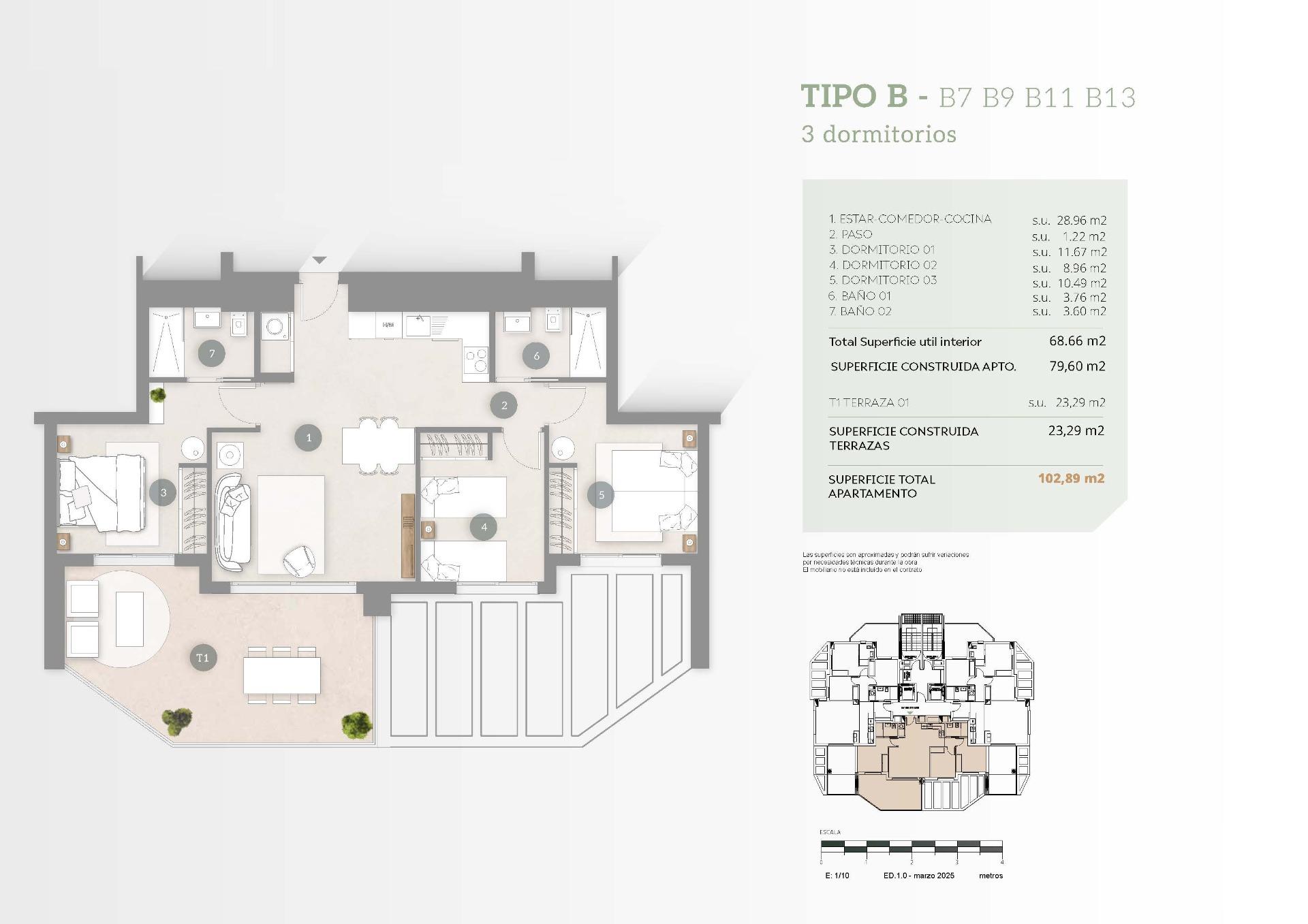 3 Bed, 2 Bath, ApartmentFor Sale, Calpe, Alicante