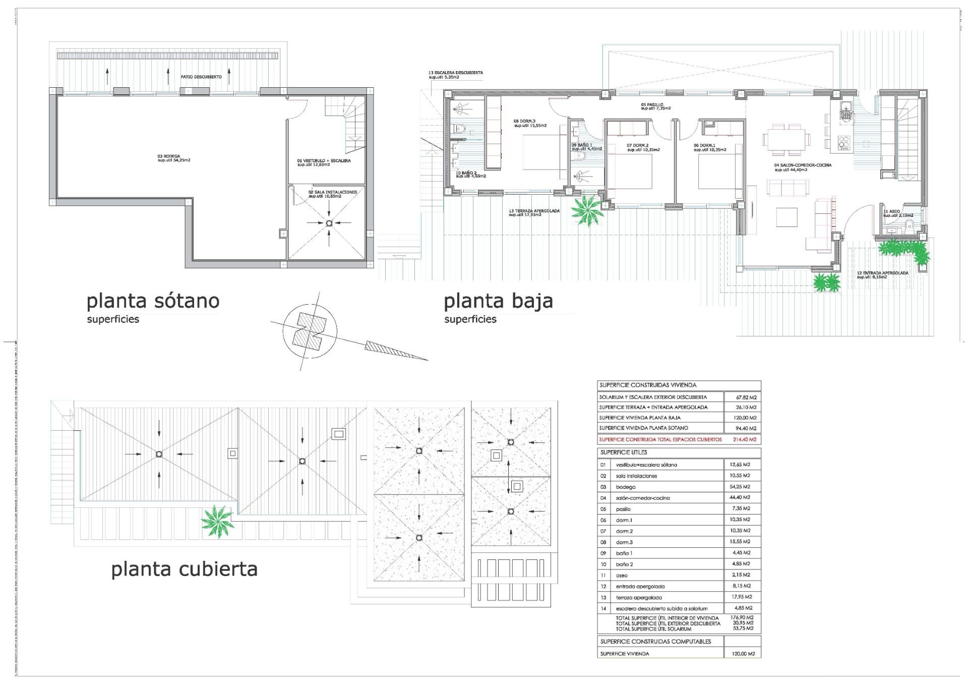 3 Bed, 2 Bath, HouseFor Sale, Ciudad Quesada, Alicante