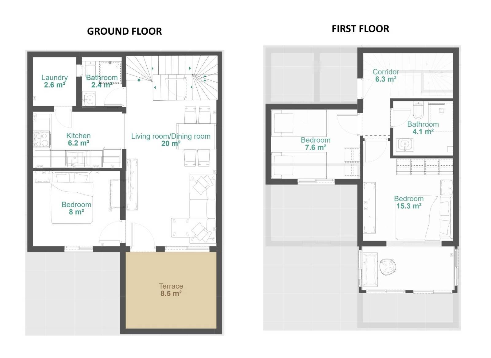 3 Bed, 2 Bath, ApartmentFor Sale, Orihuela, Alicante