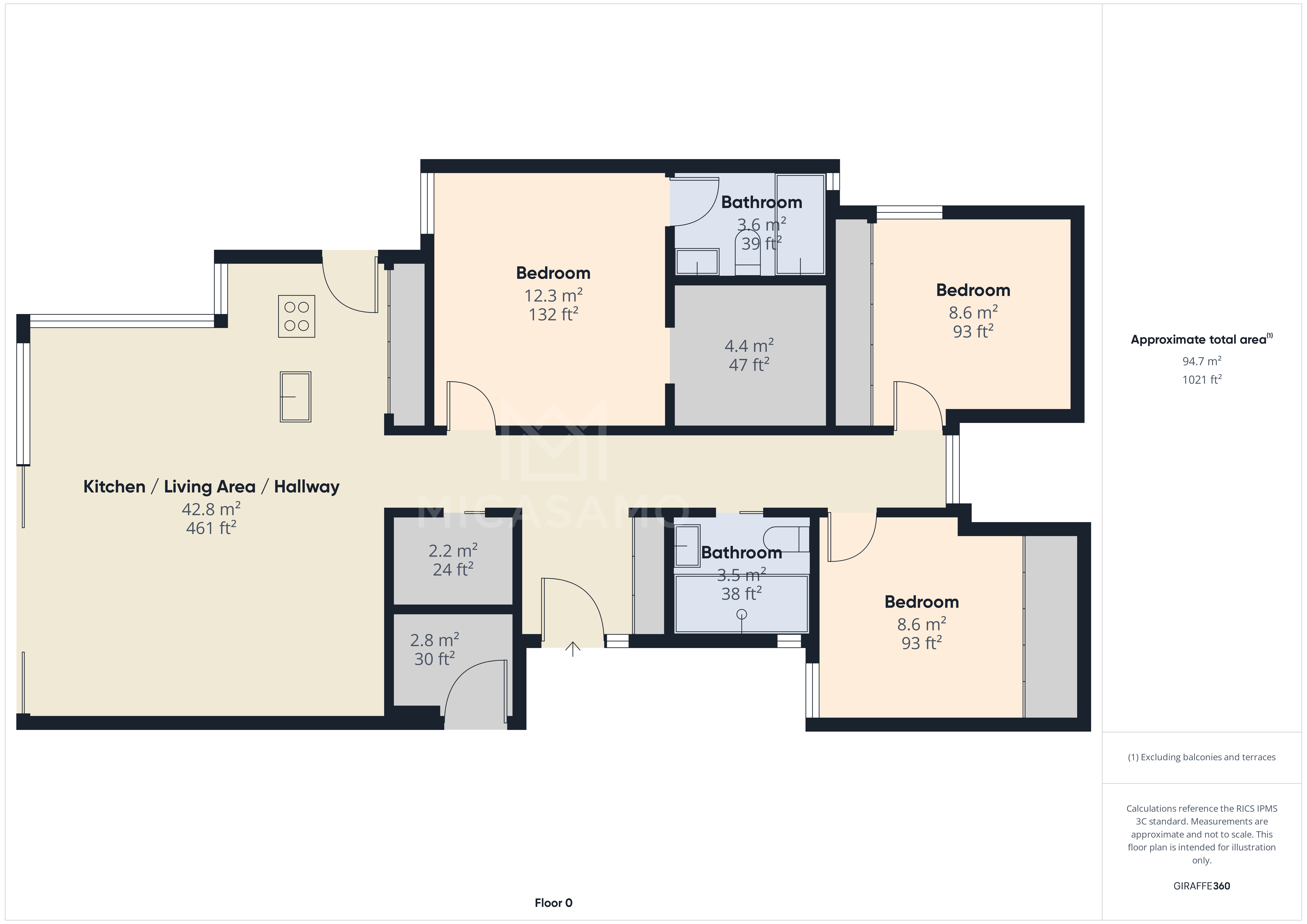 3 Bed, 2 Bath, HouseFor Sale, Mar De Cristal, Murcia