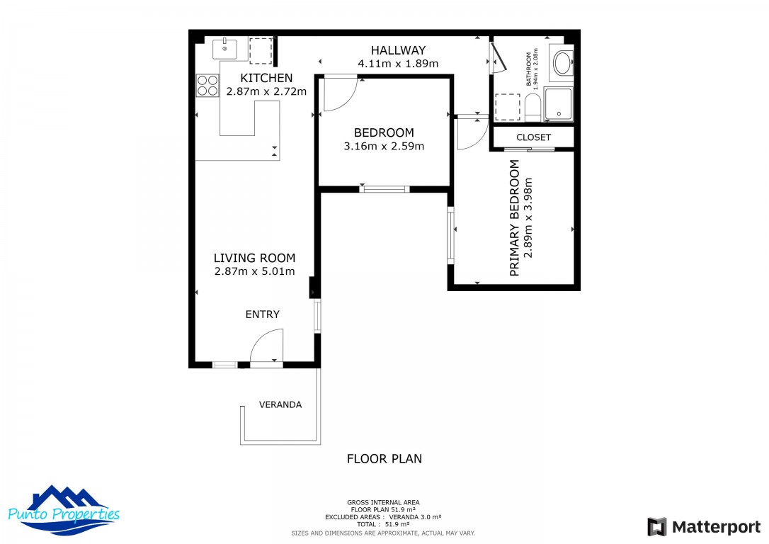 2 Bed, 1 Bath, ApartmentFor Sale, Los Narejos, Murcia