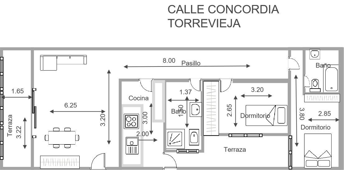 2 Bed, 2 Bath, ApartmentFor Sale, Torrevieja, Alicante 2 Bed, 2 Bath, ApartmentFor Sale, Torrevieja, Alicante