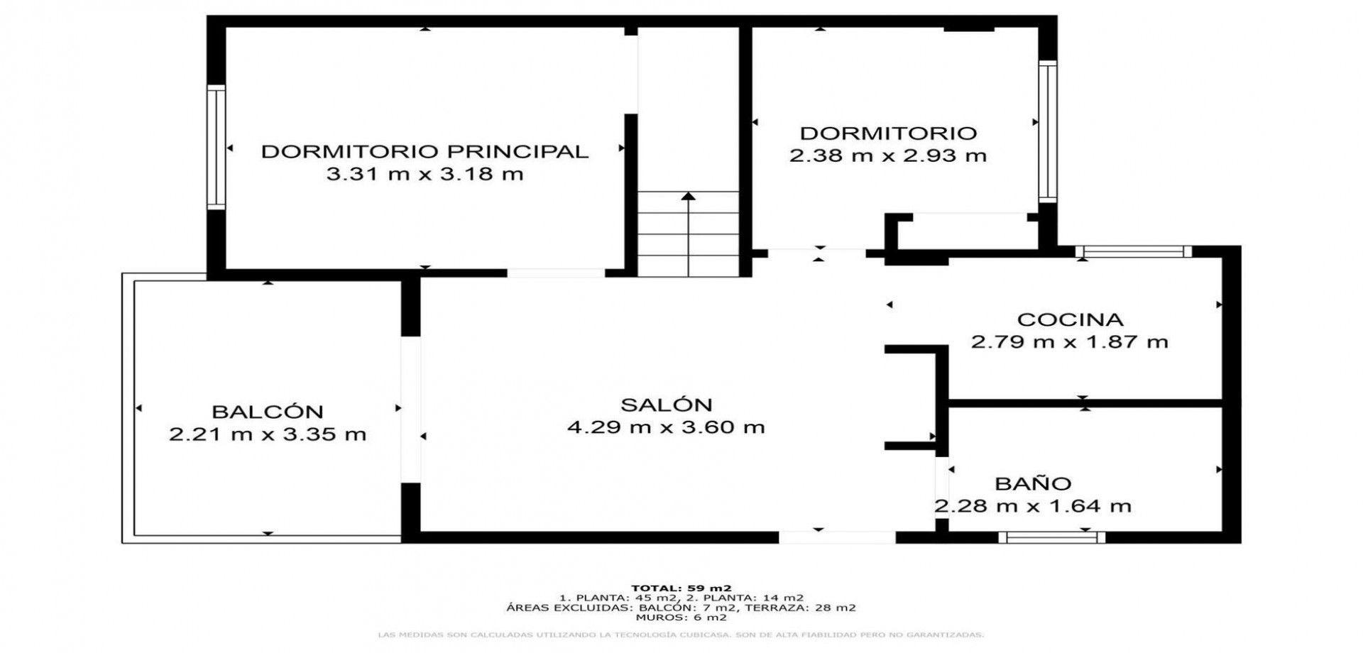 3 Bed, 1 Bath, ApartmentFor Sale, Torrevieja, Alicante