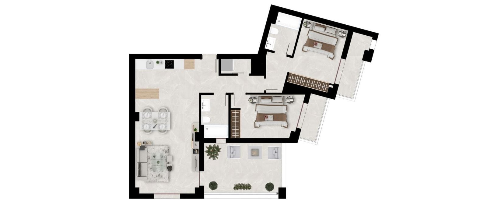 3 Bed, 2 Bath, ApartmentFor Sale, Benahavis, Malaga