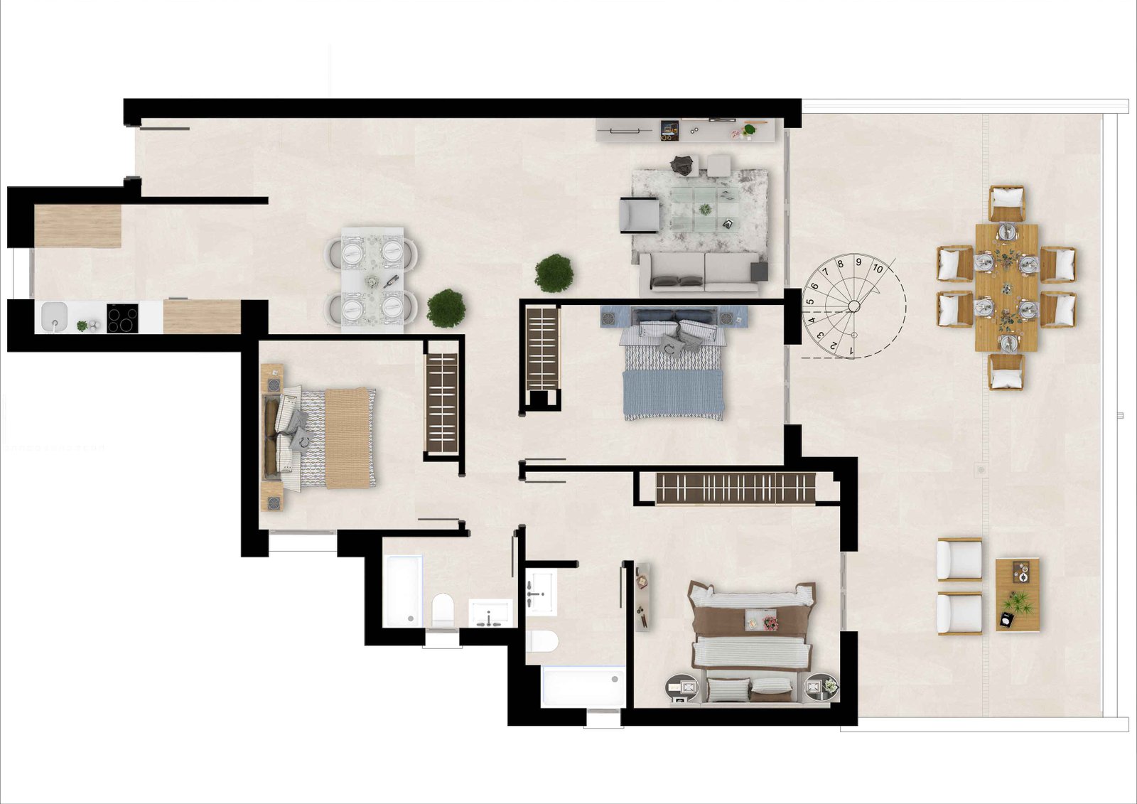 2 Bed, 2 Bath, ApartmentFor Sale, Estepona, Malaga