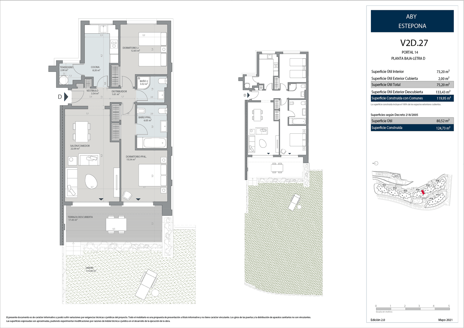 3 Bed, 2 Bath, ApartmentFor Sale, Estepona, Malaga
