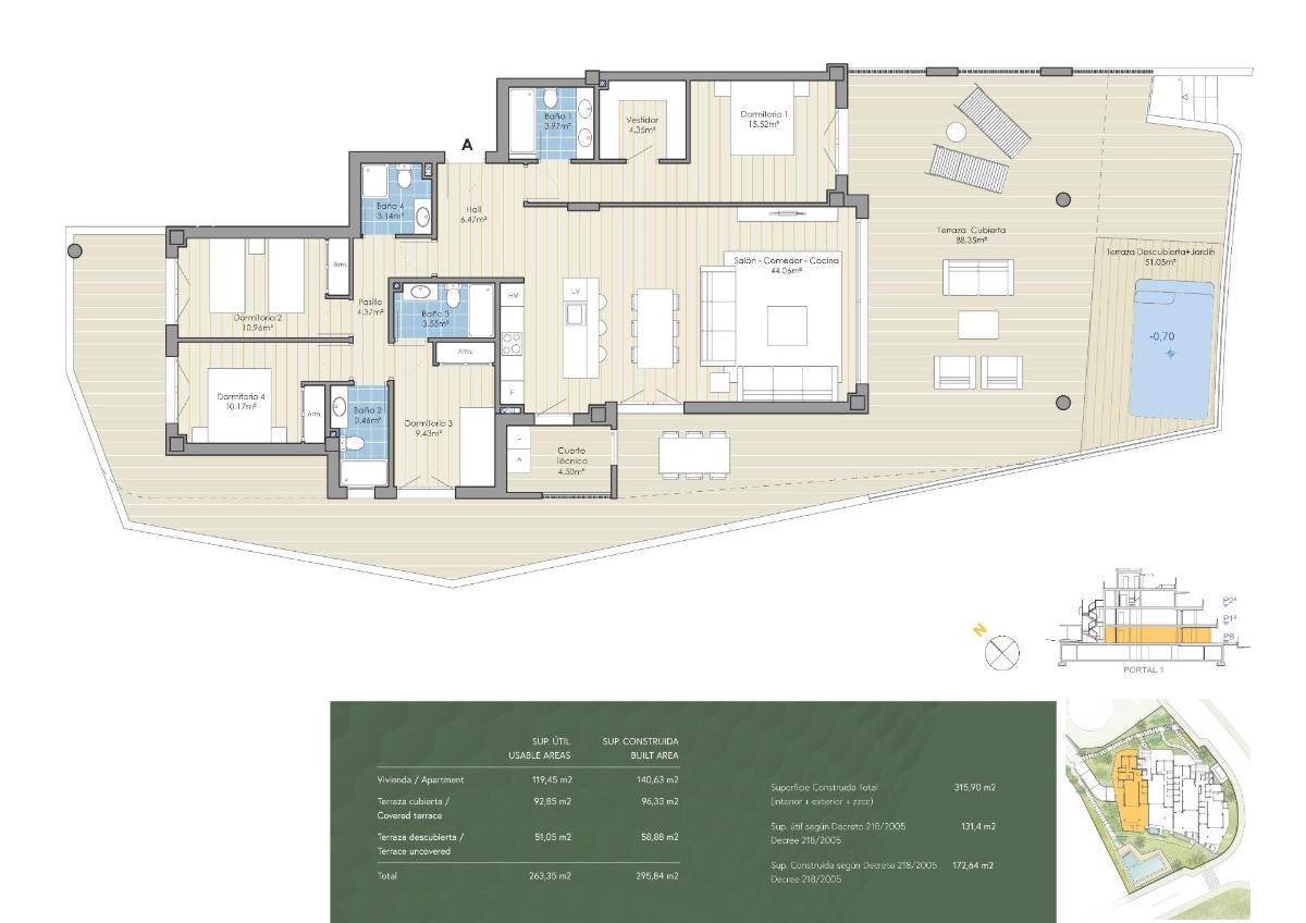 4 Bed, 4 Bath, ApartmentFor Sale, Marbella, Costa del Sol 4 Bed, 4 Bath, ApartmentFor Sale, Marbella, Costa del Sol