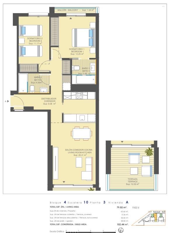 2 Bed, 2 Bath, ApartmentFor Sale, Orihuela Costa, Alicante