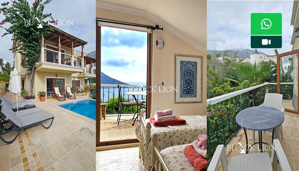 3 Bed, 3 Bath, HouseFor Sale, Ortaalan, Kalkan, Antalya