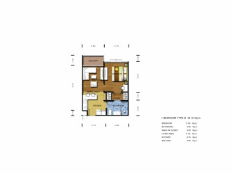 1 Bed, 1 Bath, ApartmentFor Sale, 83130 13/47 Moo 1 Rawai Muang Phuket, Phuket, NaiHarn, South