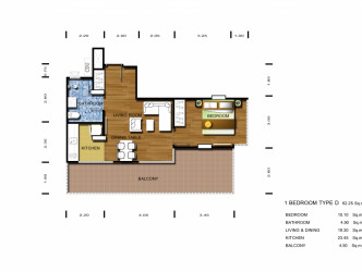 1 Bed, 1 Bath, ApartmentFor Sale, 83130 13/47 Moo 1 Rawai Muang Phuket, Phuket, NaiHarn, South