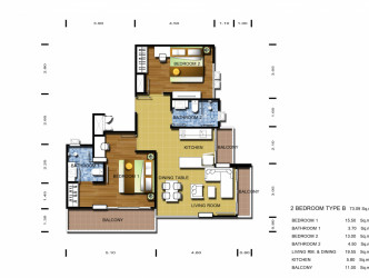 1 Bed, 1 Bath, ApartmentFor Sale, 83130 13/47 Moo 1 Rawai Muang Phuket, Phuket, NaiHarn, South