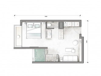 1 Bed, 1 Bath, ApartmentFor Sale, Phuket, Kamala, West