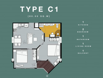 1 Bed, 1 Bath, ApartmentFor Sale, Phuket, BangTao, NorthWest