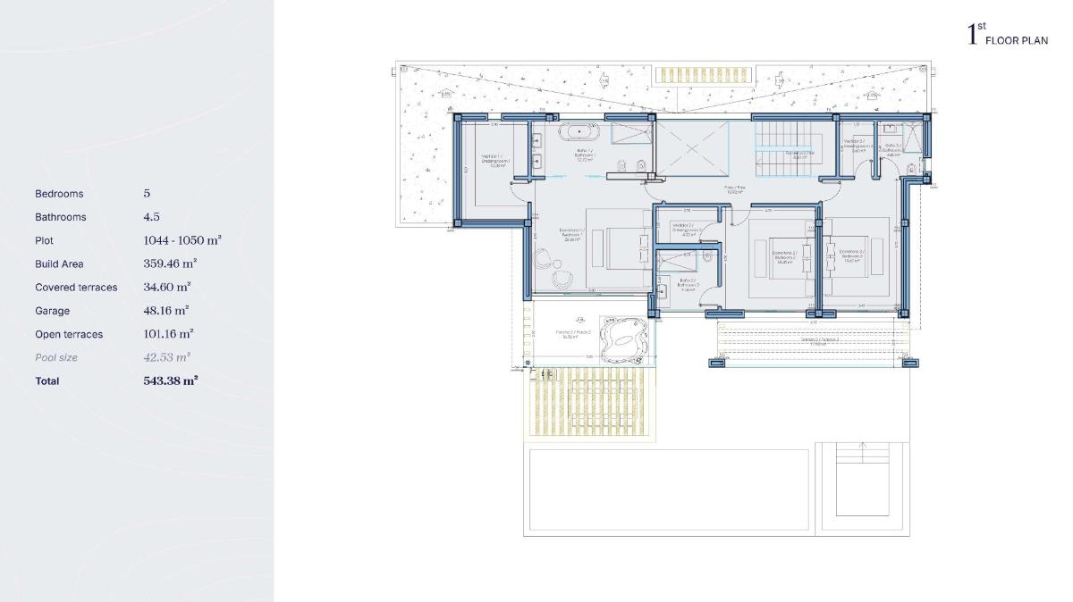 5 Bed, 4 Bath, HouseFor Sale, Estepona, Costa del Sol