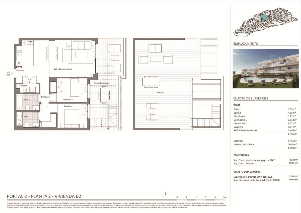 2 Bed, 2 Bath, ApartmentFor Sale, Estepona, Costa del Sol