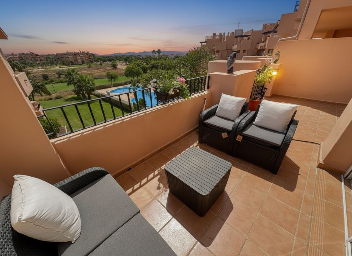 3 Bed, 2 Bath, ApartmentFor Sale, Mar Menor Golf Resort, Murcia