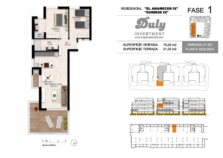 2 Bed, 2 Bath, ApartmentFor Sale, Los Altos, Alicante