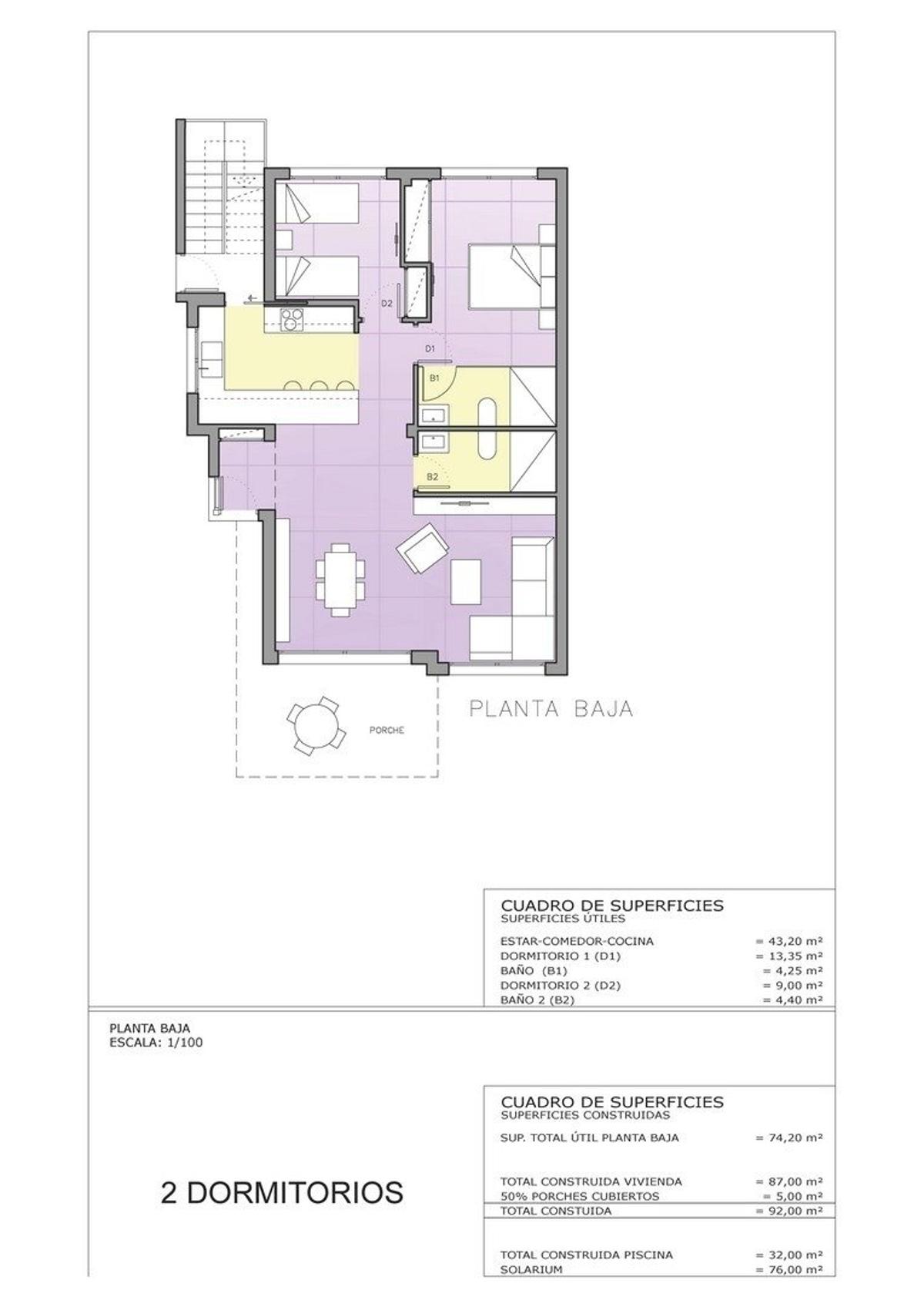 2 Bed, 2 Bath, HouseFor Sale, Cartagena, Costa Calida