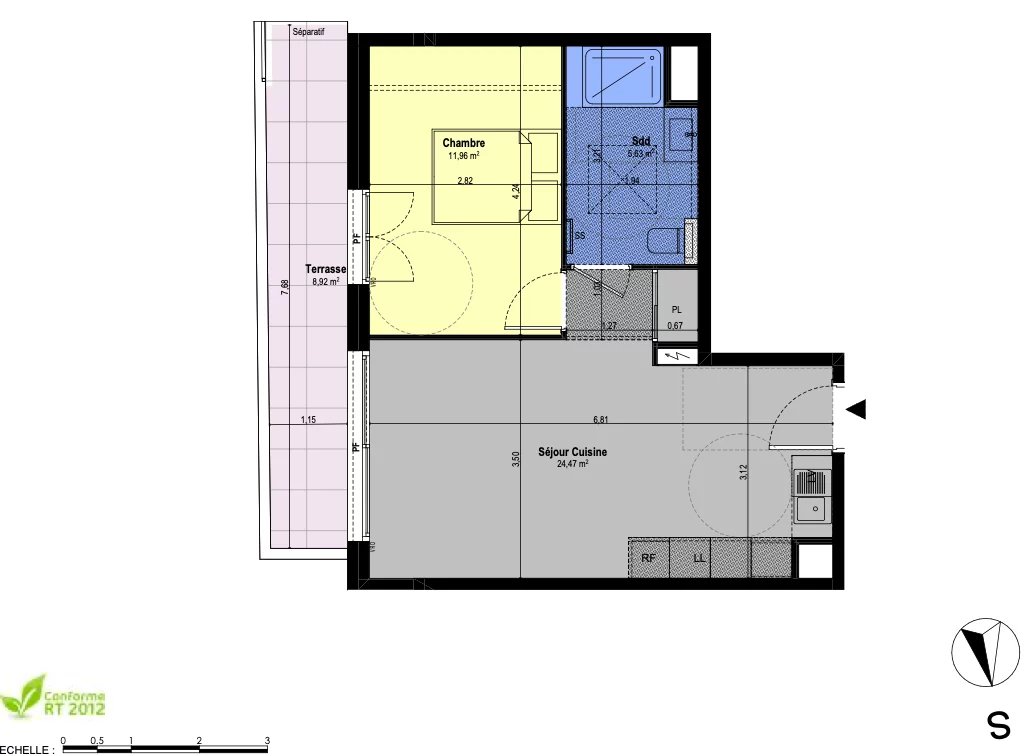 1 Bed, 1 Bath, ApartmentFor Sale, Châteauneuf-Grasse, Alpes-Maritimes