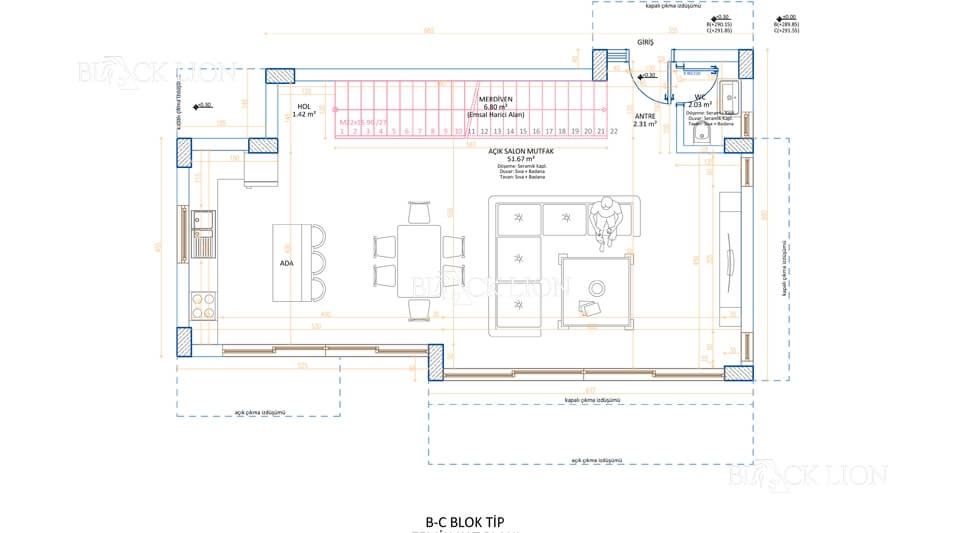 4 Bed, 4 Bath, HouseFor Sale, Incebel, Kalkan, Antalya