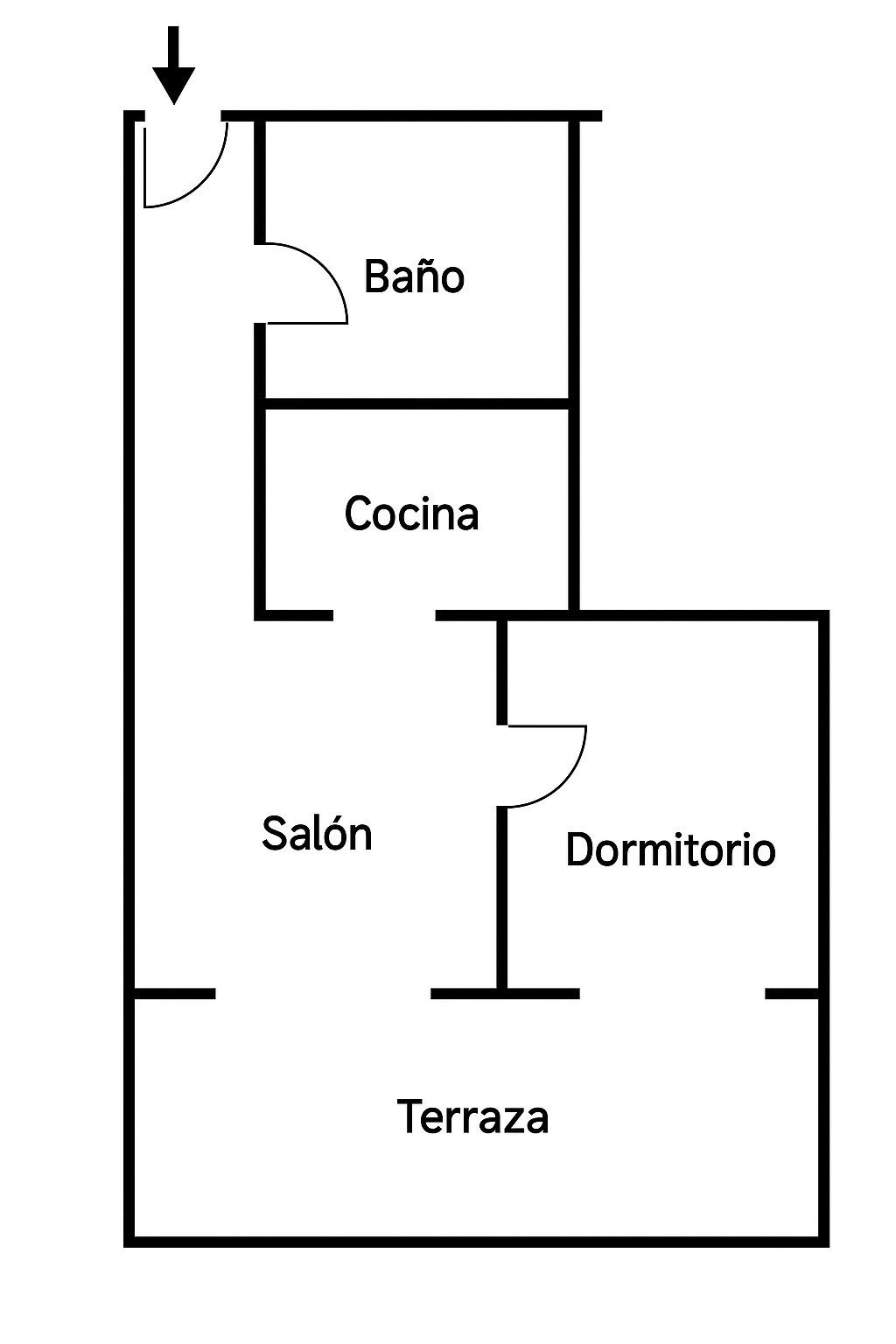 1 Bed, 1 Bath, ApartmentFor Sale, Torrevieja, Alicante