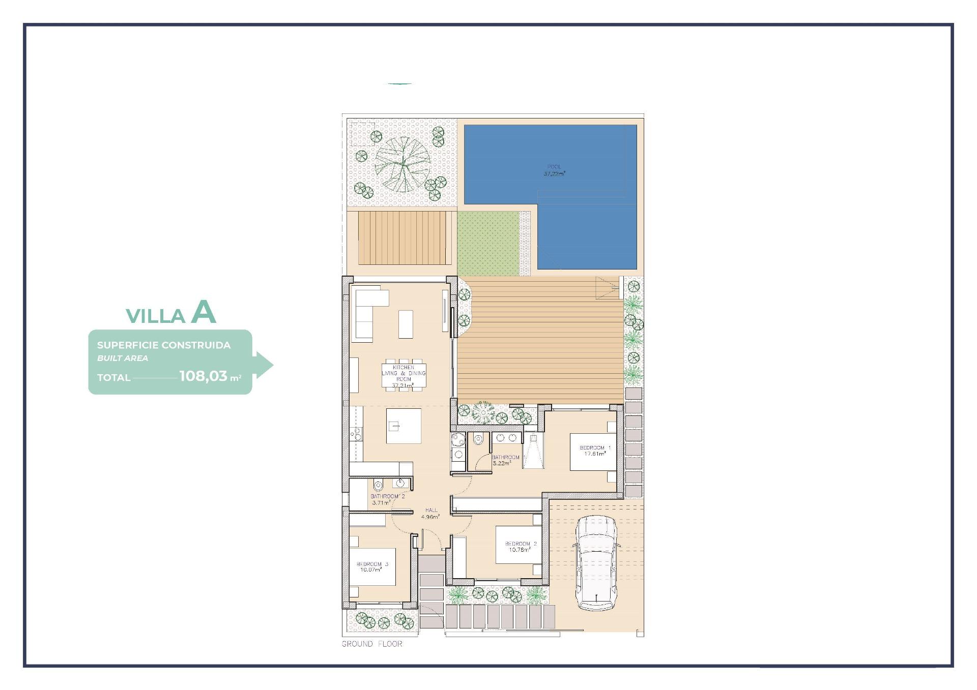 3 Bed, 2 Bath, HouseFor Sale, Los Alcazares, Murcia