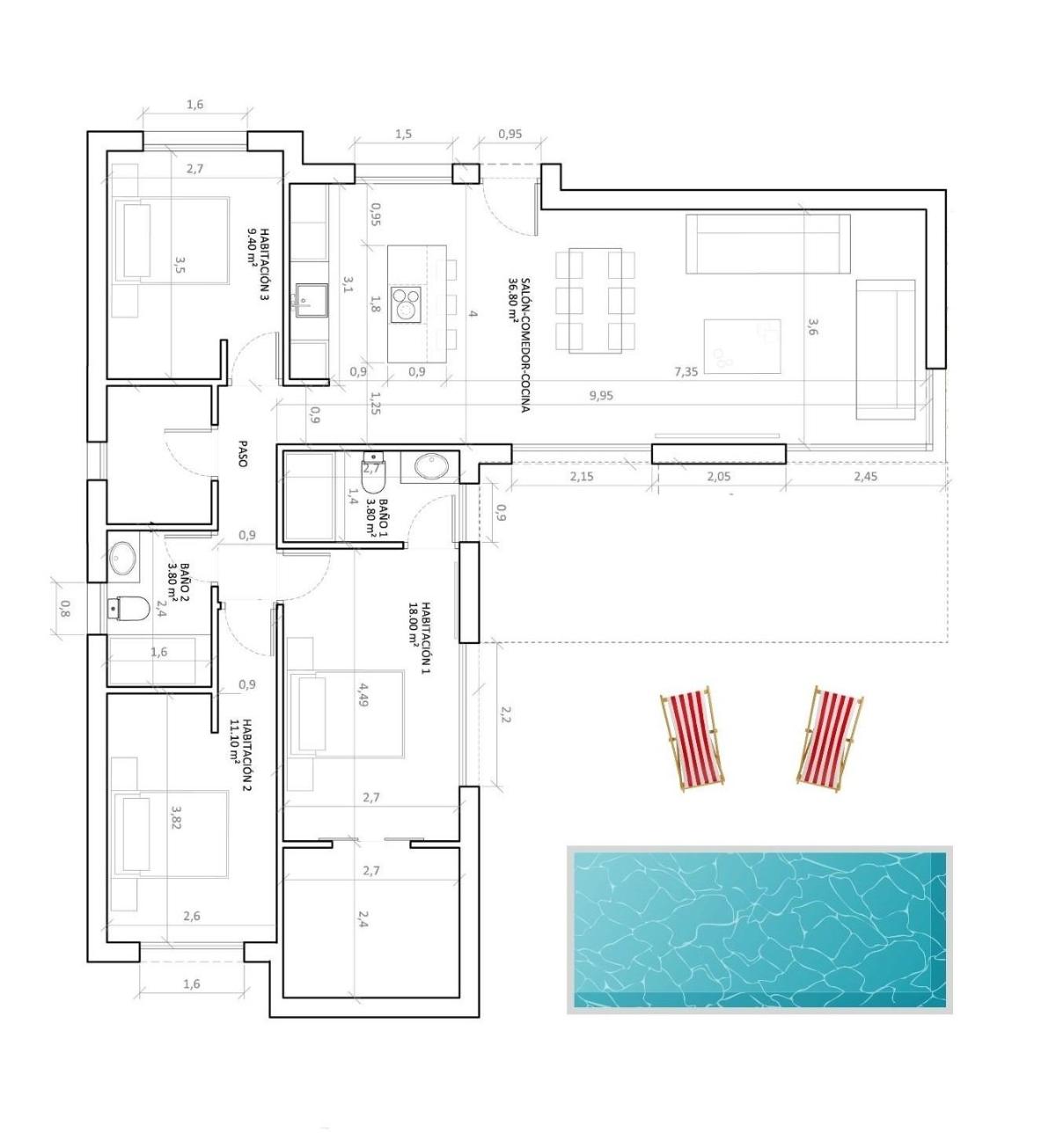 3 Bed, 2 Bath, HouseFor Sale, HondÃ³n de las Nieves, Alicante