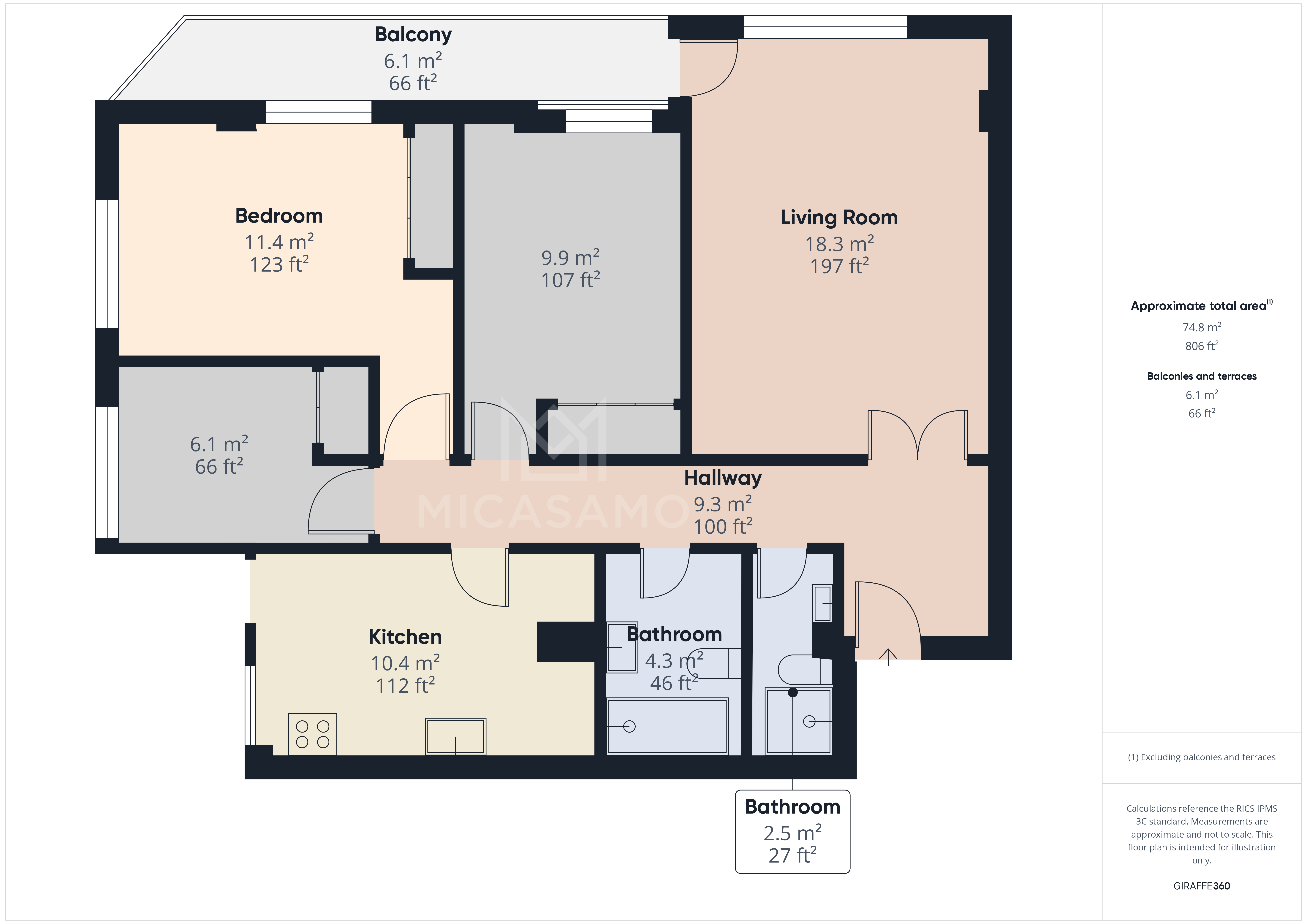 3 Bed, 2 Bath, ApartmentFor Sale, Los Alcazares, Murcia