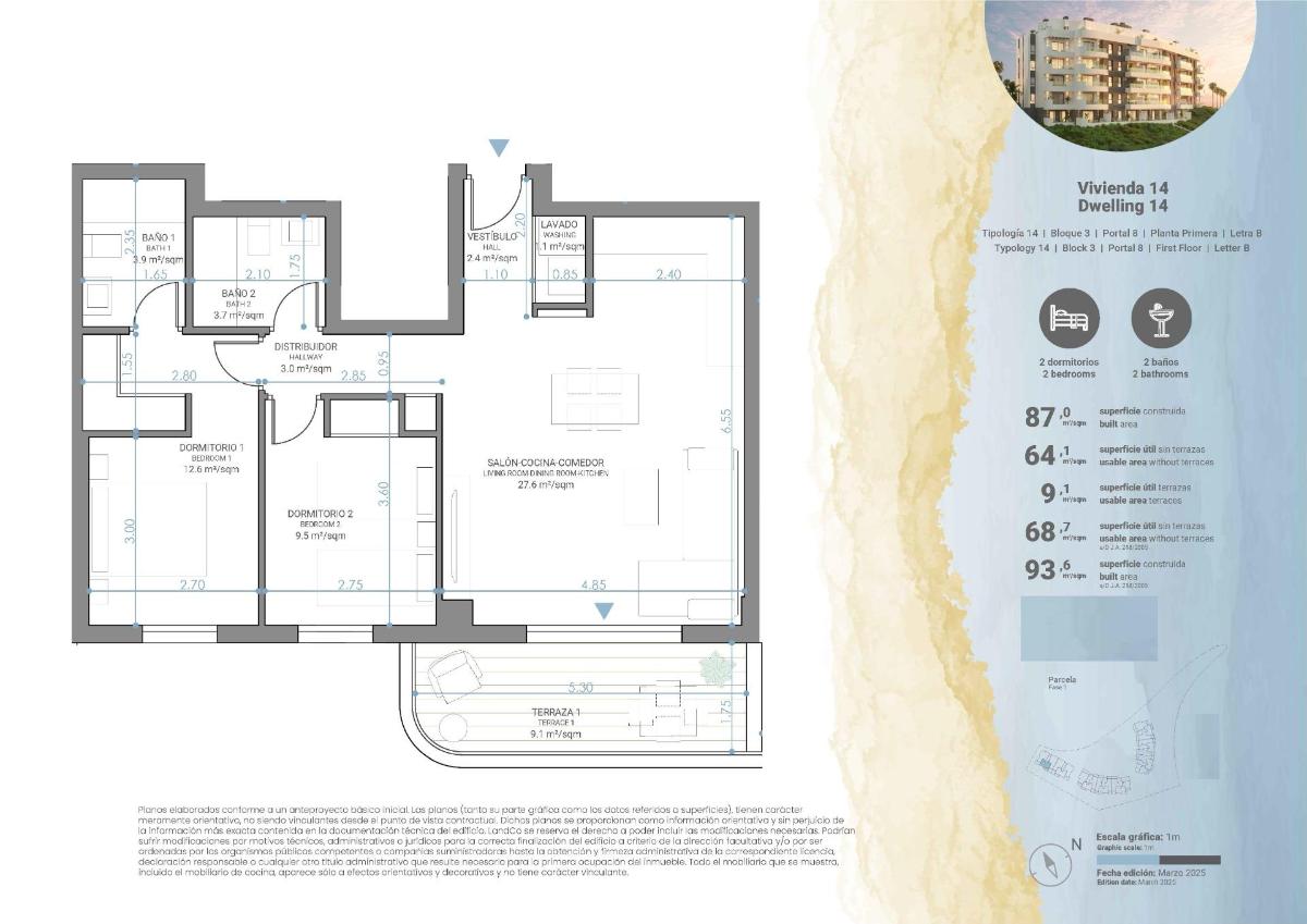 2 Bed, 2 Bath, ApartmentFor Sale, Mijas, Costa del Sol