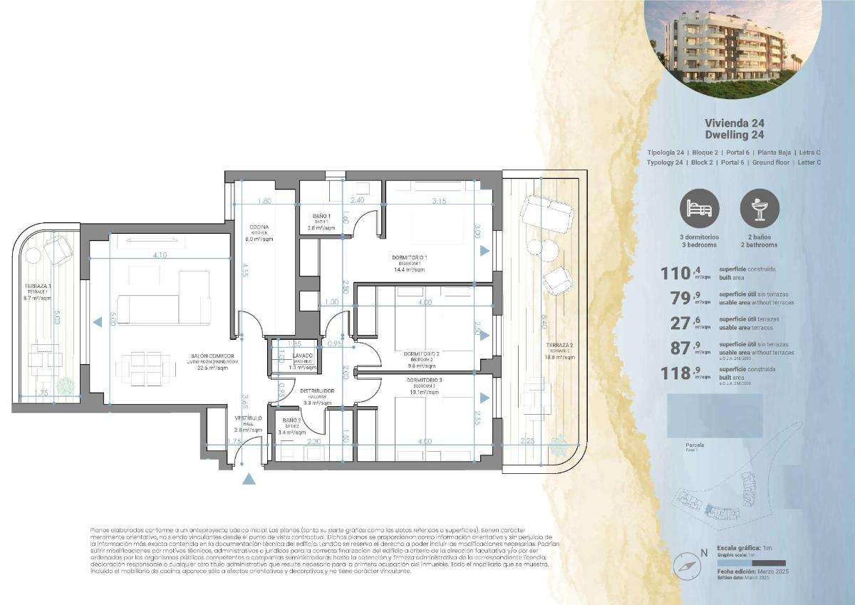 3 Bed, 2 Bath, ApartmentFor Sale, Mijas, Costa del Sol