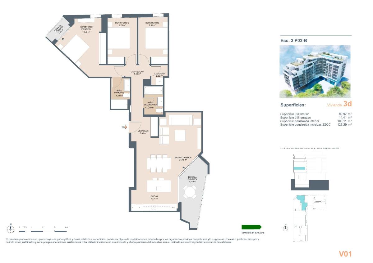 4 Bed, 2 Bath, ApartmentFor Sale, Alicante, Costa Blanca