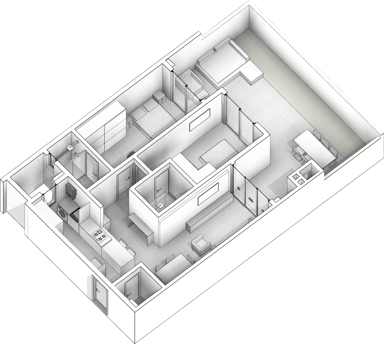 1 Bed, 1 Bath, ApartmentFor Sale, Santa Catarina, Santo Antonio de Lisboa, 88050-300