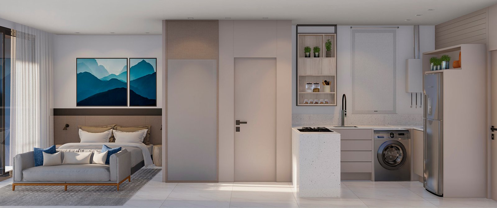 1 Bed, 1 Bath, ApartmentFor Sale, Santa Catarina, Santo Antonio de Lisboa, 88050-300