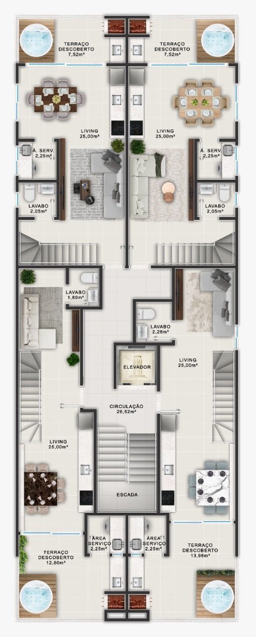 2 Bed, 2 Bath, ApartmentFor Sale, Canto Grande, Santa Catarina, 88215-000