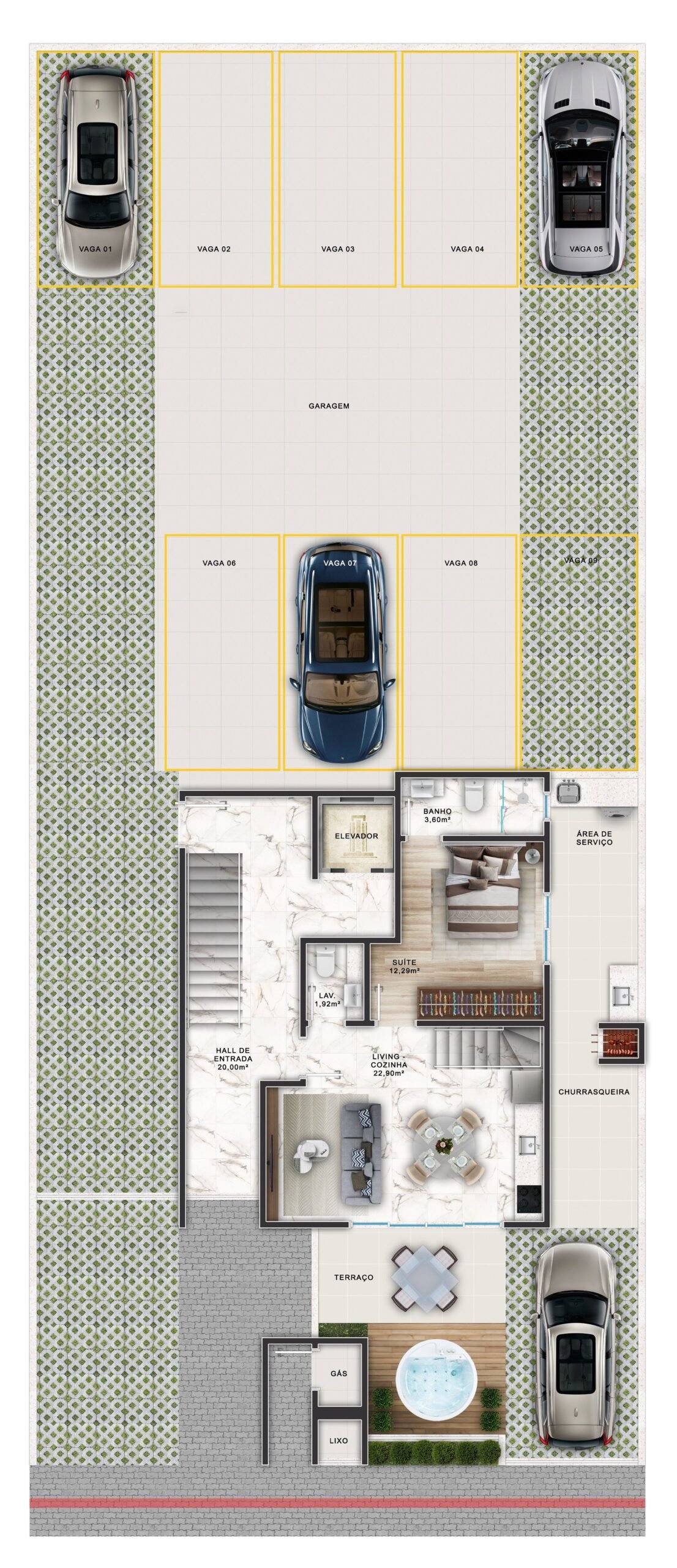 2 Bed, 2 Bath, ApartmentFor Sale, Canto Grande, Santa Catarina, 88215-000