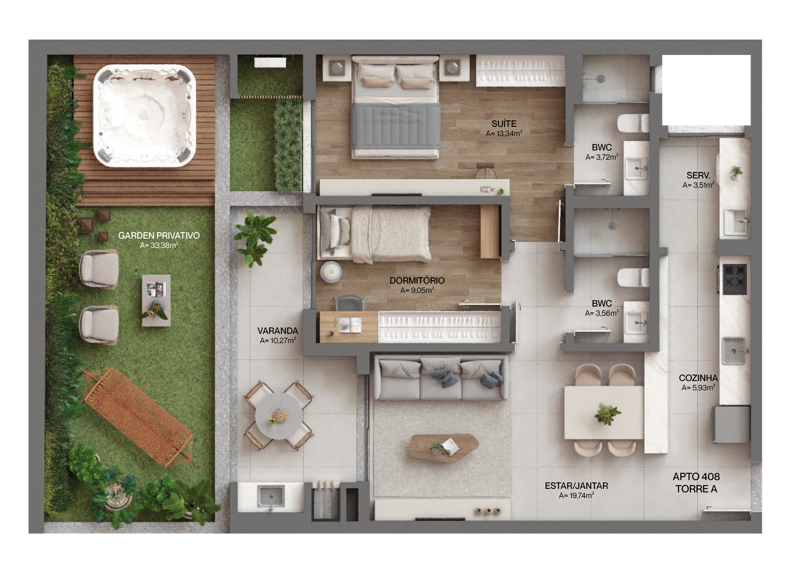 1 Bed, 1 Bath, ApartmentFor Sale, Florianópolis, Santa Catarina, 88050-005