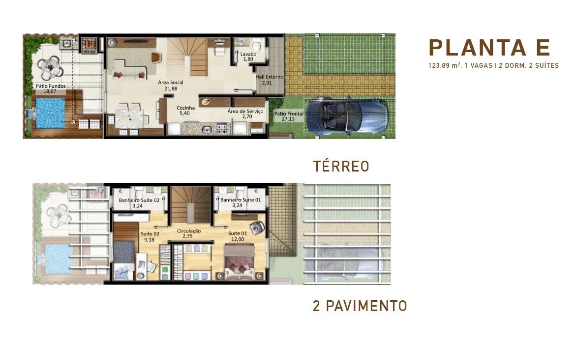 2 Bed, 2 Bath, HouseFor Sale, Brazil