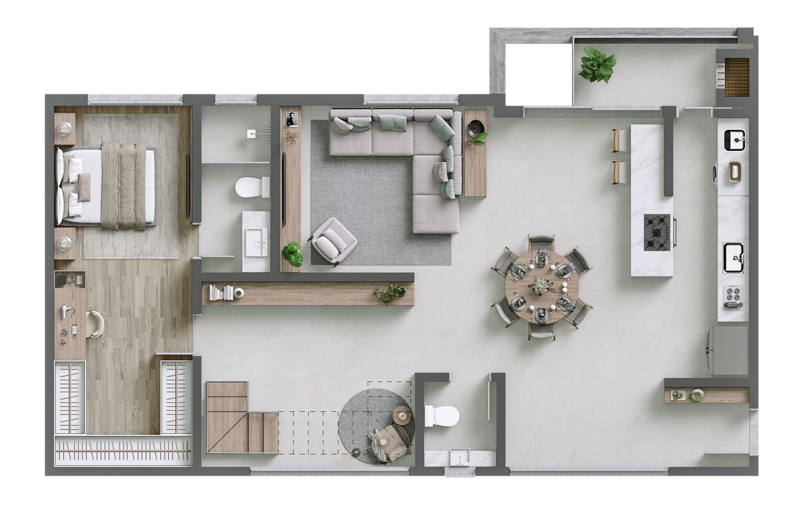 2 Bed, 2 Bath, ApartmentFor Sale, Florianópolis, Santa Catarina, 88061-700