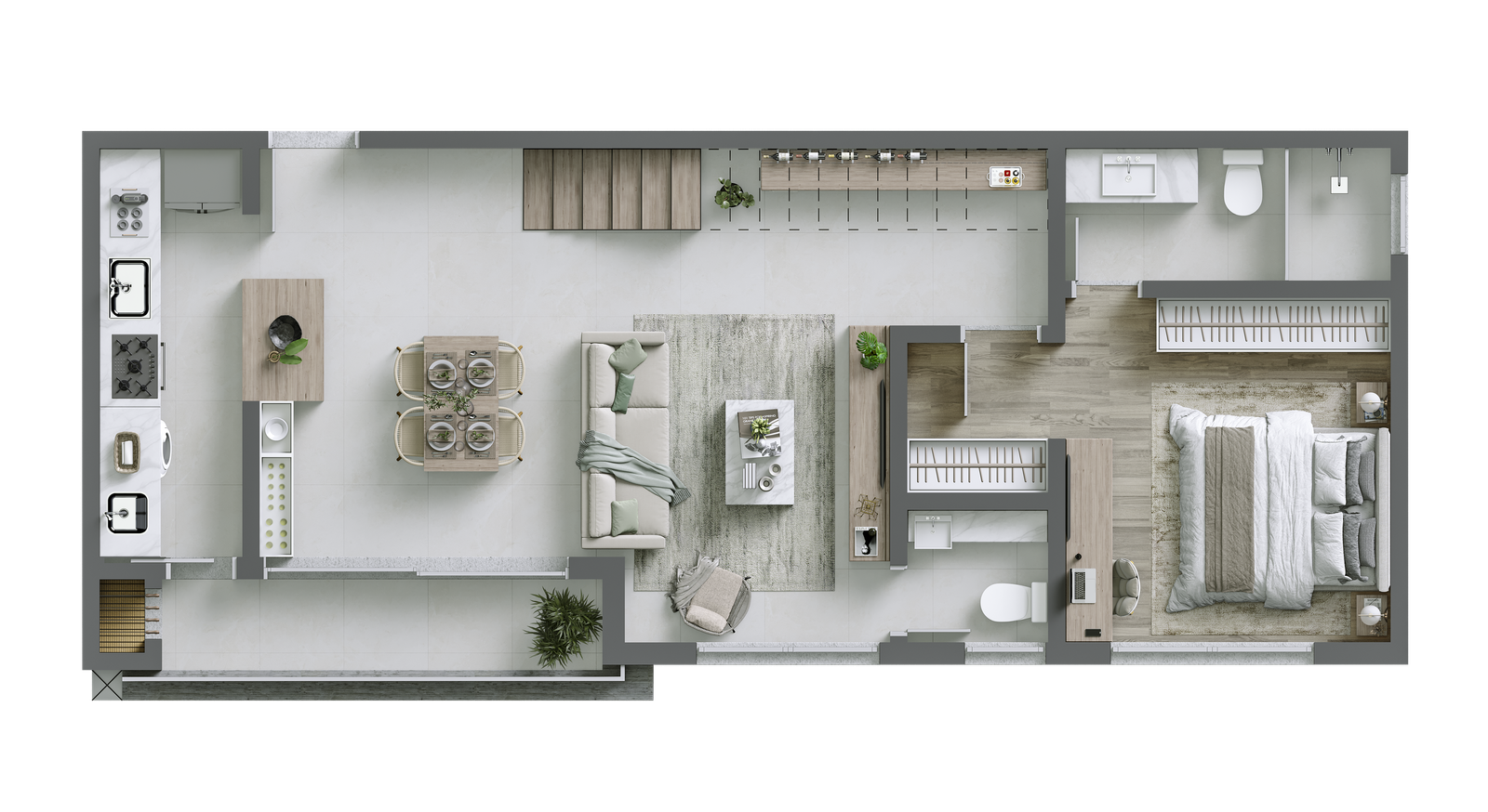 2 Bed, 2 Bath, ApartmentFor Sale, Florianópolis, Santa Catarina, 88061-700