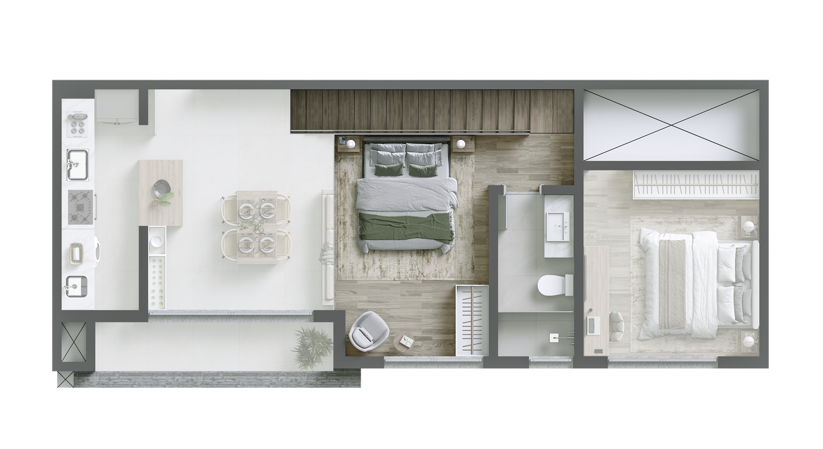 2 Bed, 2 Bath, ApartmentFor Sale, Florianópolis, Santa Catarina, 88061-700