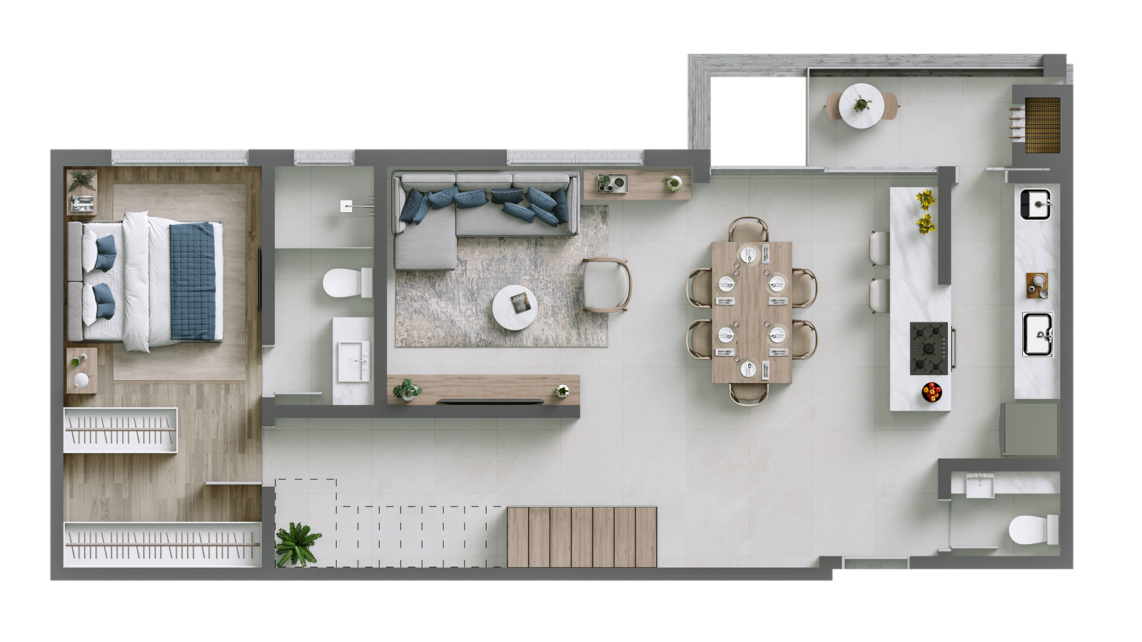 2 Bed, 2 Bath, ApartmentFor Sale, Florianópolis, Santa Catarina, 88061-700