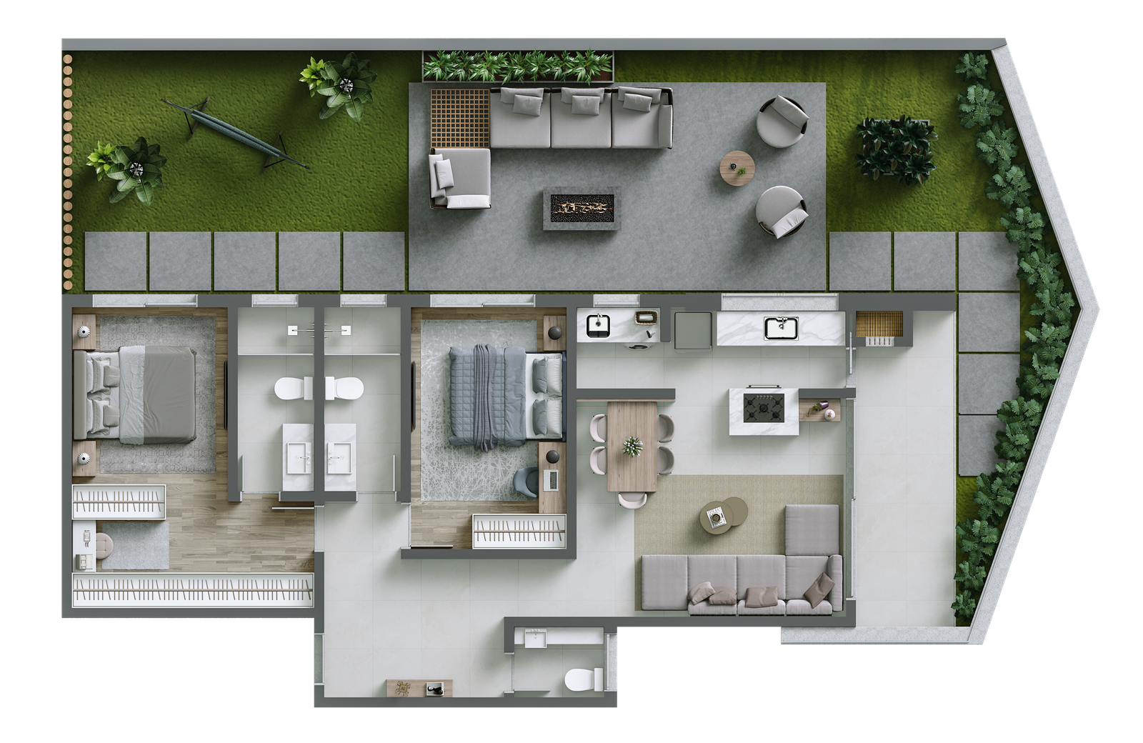 2 Bed, 2 Bath, ApartmentFor Sale, Florianópolis, Santa Catarina, 88061-700